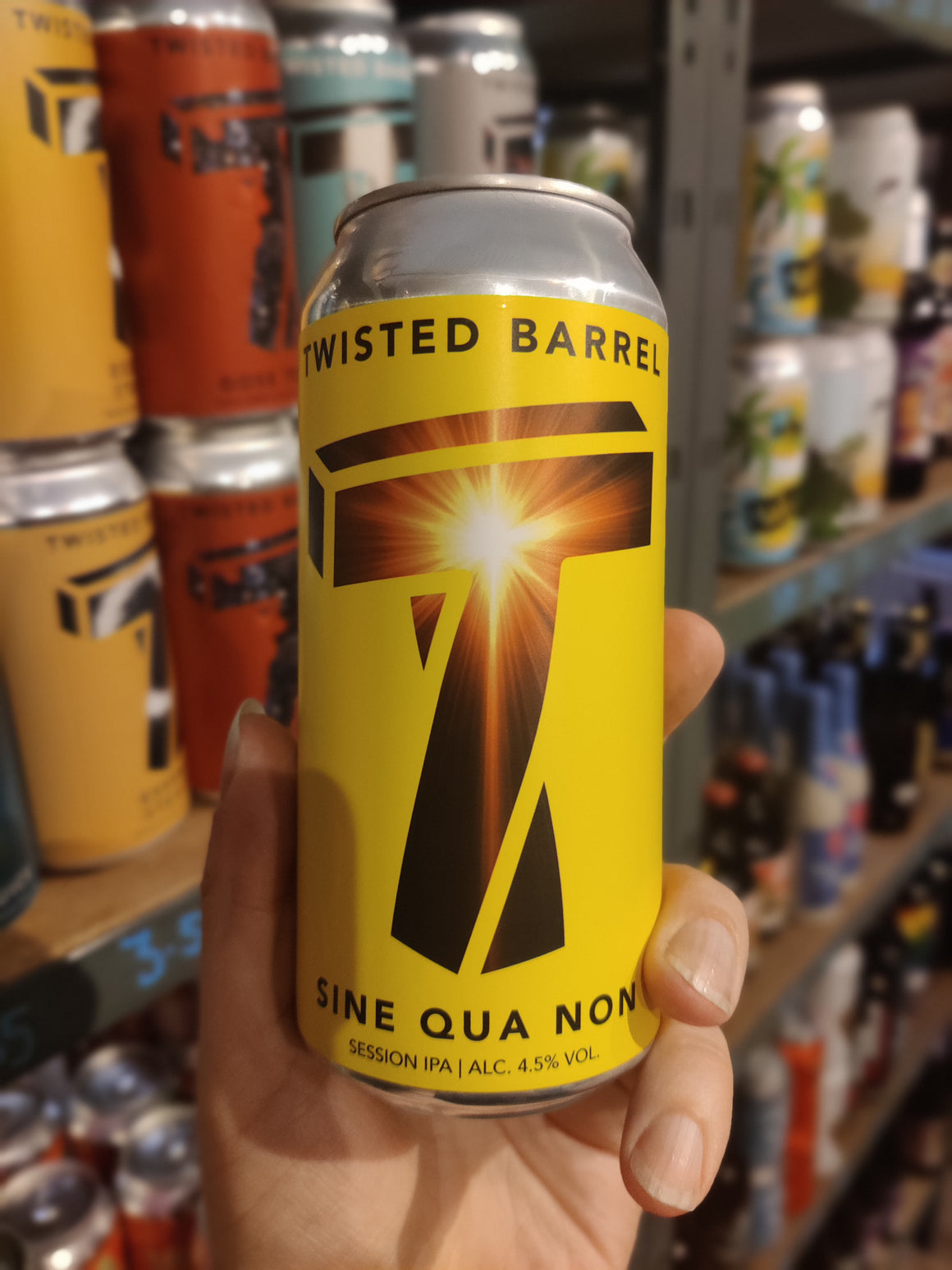 Twisted Barrel Sine Qua Non   4.5%