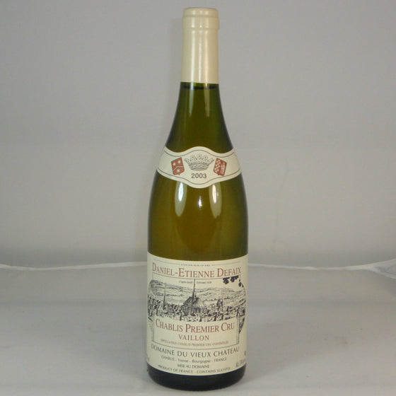 Chablis 1er cru Vaillons, Daniel Defaix 2014