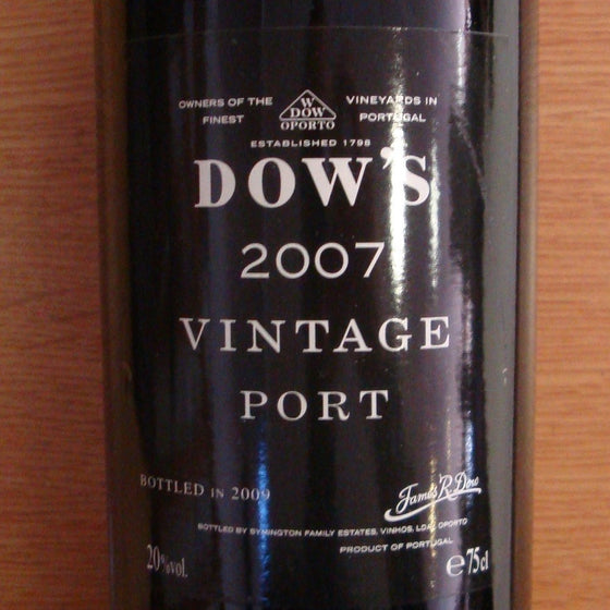 Dows Vintage Port 2007