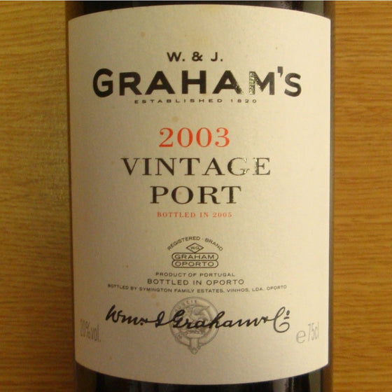 Grahams Vintage Port 2003