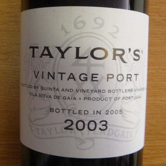 Taylors Vintage Port 2003
