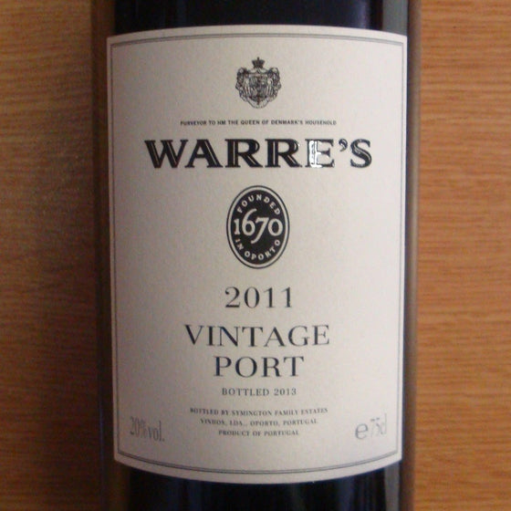 Warres Vintage Port 2011