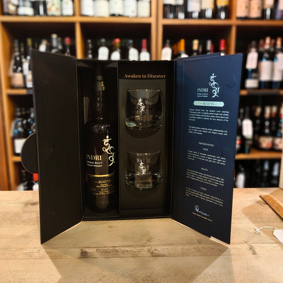 Indri Agneya Peated Single Malt Gift Pack